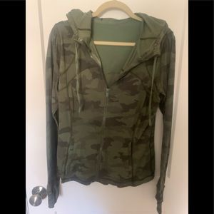 Lululemon camo print hoodie, L